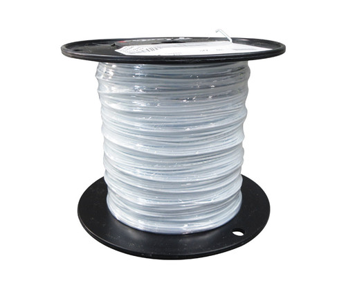 Military Specification M22759/34-18-9 White 18 AWG PTFE Tapes/Coated Fiberglass Braid Wire