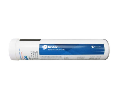 Chemours™ Krytox™ GPL 206 White PTFE Thickened Standard General-Purpose Grease - 1.76 lb Cartridge