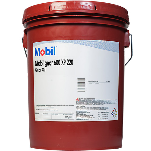 Mobilgear™ 600 XP 220 Amber Gear Oil - 5 Gallon Pail