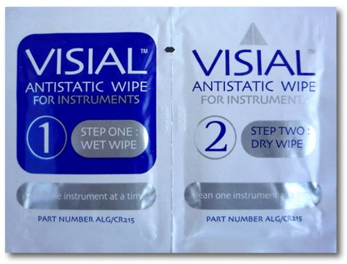 ALGLAS® ALG/CR215 Visial™ Anti-Static Wipe for Instruments - 1+2 Twin Pack ALGLAS® ALG/CR215 Visial™ Anti-Static Wipe for Instruments - 1+2 Twin Pack