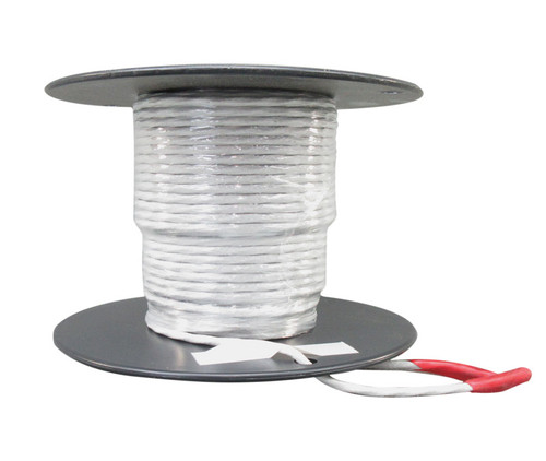 Military Specification M27500/20TG3T14 Copper/ETFE White 20 AWG 3 Conductor Shielded Cable