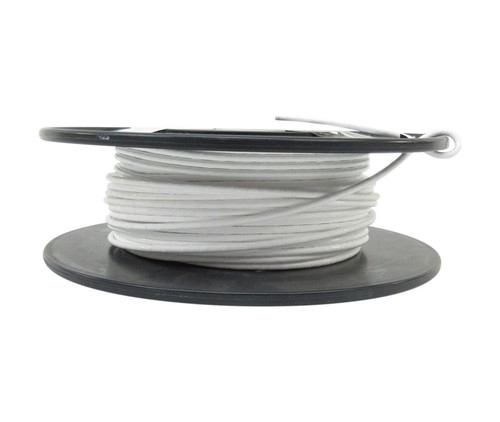 Military Specification M27500/20RC1S06 White Jacket 20 AWG 1 Conductor Shielded Cable