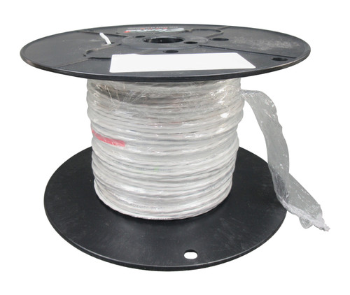 Military Specification M27500/22SD3T23 White Jacket 22 AWG 3 Conductor Shielded Cable
