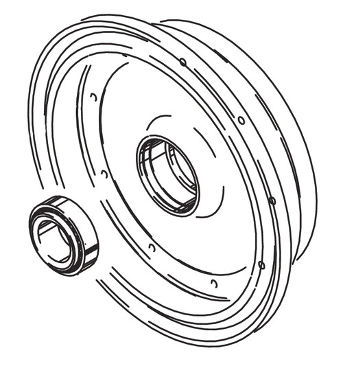 Cleveland Wheel & Brake 162-03400 Outer Wheel Half Assembly