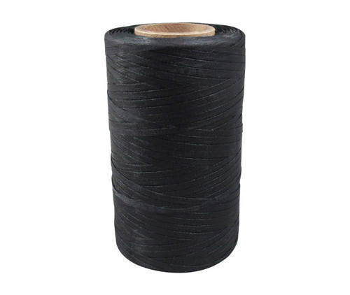 Military Specification A-A-52080-B-2 Black Nylon/Waxed Finish Tape, Lacing & Tying Cord - 500 Yard Spool