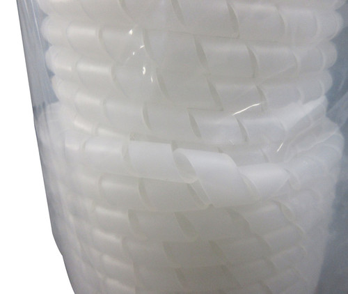 ICO-Rally SWP-1/2 Natural 0.500" OD x 0.058" Wall Polyethylene Spiral Wrap Tubing