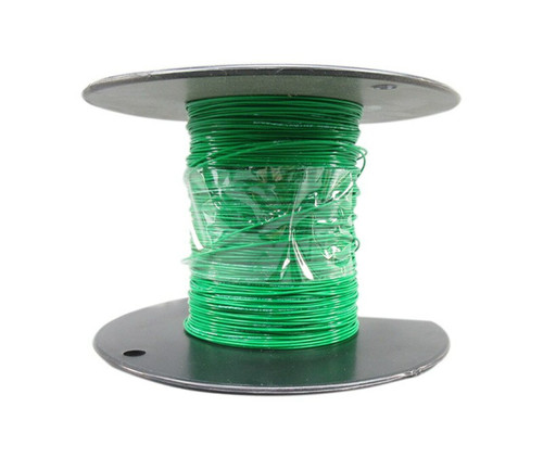 Military Specification M22759/11-28-5 Green 28 AWG PTFE Tapes/Coated Fiberglass Braid Wire