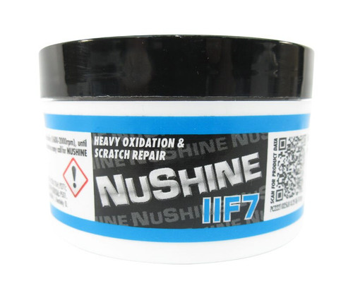 Nuvite® Nushine II® Grade F7 Light Corrosion, Blending Scratches & Pitting Metal Polishing Compound - 1/4 lb Jar
