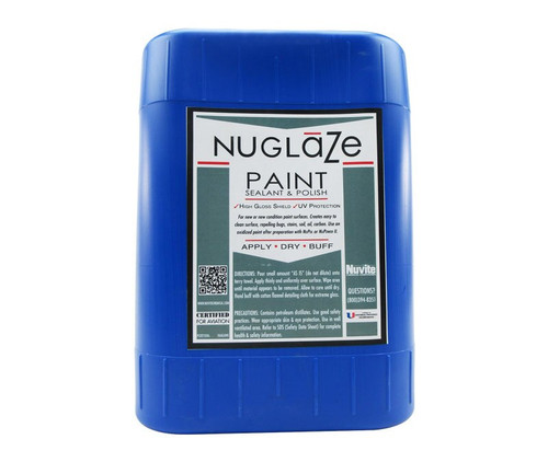 Nuvite® NuGlaze® PolyFluoro Sealant Aircraft Paint Glosser & UV Protectant - 5 Gallon Pail