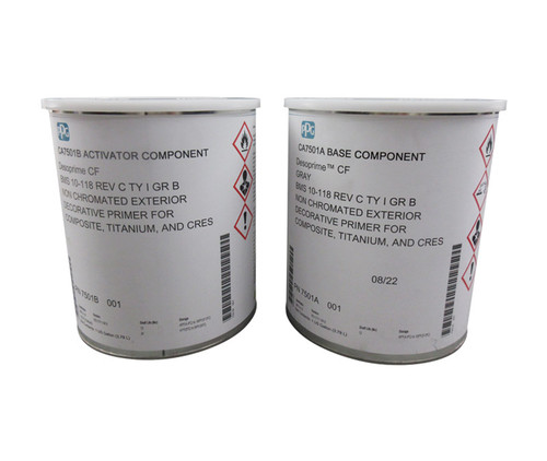 PPG® Desoprime™ CF/CA7501 Gray BMS 10-118 & PRC Standard Spec High-Solids Chrome-Free Epoxy Primer - Gallon Kit