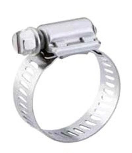 BREEZE® 200 60H Aero-Seal® Stainless Band/Stainless Steel Standard Hex Head Screw Clamp, Hose