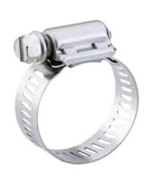 BREEZE® 200 48H Aero-Seal® Stainless Band/Stainless Steel Standard Hex Head Screw Clamp, Hose