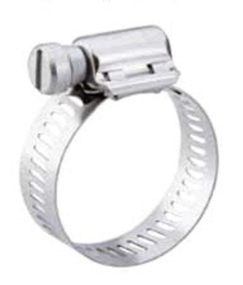 BREEZE® 200 36S Aero-Seal® Stainless Band/Stainless Steel Safety Collared Screw Clamp, Hose