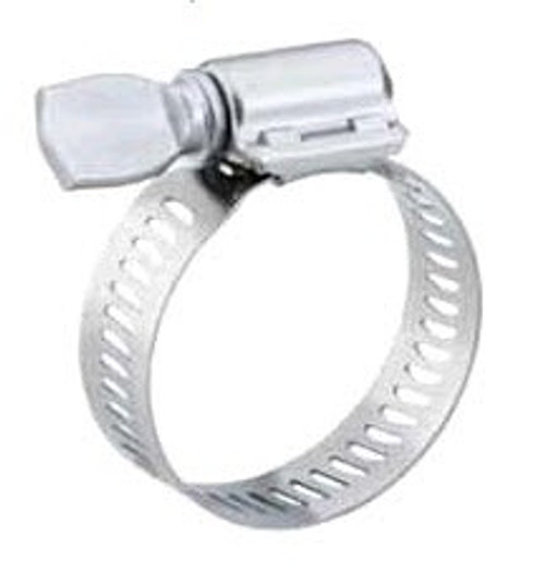 BREEZE® 200 16W Aero-Seal® Stainless Band/Stainless Steel Thumb / Wing Screw Clamp, Hose