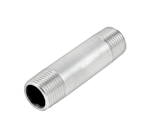 Military Standard MS24393J6 Stainless Steel Nipple, Tube Military Standard MS24393J6 Stainless Steel Nipple, Tube