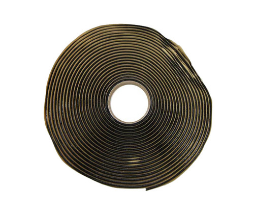 Tacky Tape® SM5601 Black 1/2" x 1/8” Butyl Sealant Tape - 30' Roll