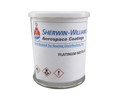 Sherwin-Williams M10510 ACRY GLO HSMetallic Platinum Acrylic Urethane Paint - 3/4 Pint