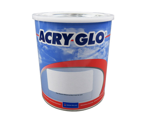 Sherwin-Williams W00311 ACRY GLO Conventional Midnight Blue Acrylic Urethane Paint - 3/4 Gallon