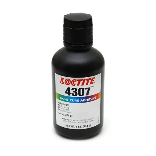 Henkel 37443 LOCTITE® 4307™ Light Cure Cyanoacrylate Adhesive - 454 Kg (1 lb) Bottle