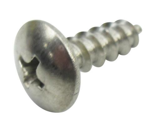 Commercial 10RX5-8THASS Stainless Steel Self-Tapping Truss Head Screw - 100/Pack