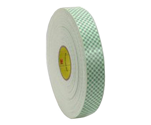 3M™ 021200-04865 Off-White 4016 Double 62.5 Mil Coated Urethane Foam Tape - 2" x 36 Yard Roll