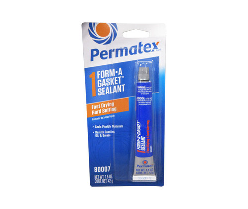 PERMATEX® 80007 No. 1 FORM-A-GASKET® Brown Fast Drying Hard Setting Gasket Sealant - 1.5 oz Tube PERMATEX® 80007 No. 1 FORM-A-GASKET® Brown Fast Drying Hard Setting Gasket Sealant - 1.5 oz Tube