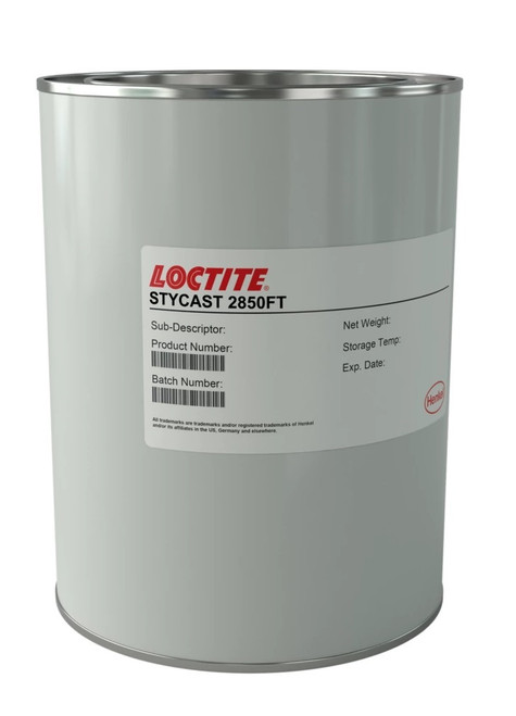 Henkel 1188119 LOCTITE® STYCAST 2850FT Black Thermally Conductive Potting Compound - Gallon Can