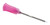 Henkel LOCTITE® 97231 Pink 12 Gauge 1-1/2" Long Flexible Helical Thread Dispense Needle - Pack of 50