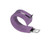Military Specification M85052/2-8 Crescent Steel Purple Nitrile Rubber Clamp, Loop