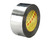 3M™ 021200-49527 Scotch® 363 Silver 7.3 Mil High-Temperature Aluminum Foil/Glass Cloth Tape - 1/2" x 36 Yard Roll - 72/Case