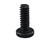 Military Standard MS35214-25 Black Brass Phillips Screw, Machine - 100/Pack