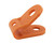 Boeing BACC10DK3 Orange Nylon Clamp, Loop - 25 Each
