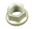 Military Standard MS21042-4 Steel Nut, Self-Locking, Extended Washer, Hexagon - 20 Each