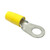 Military Standard MS25036-125 Yellow 3/8" Terminal, Lug - 10/Pack