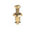 Monadnock 1126000-6 Steel Stud Assembly, Turnlock Fastener - 5/Pack