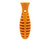 Jus N Tyme JNT-BH-org Orange 4" Glass Filled Nylon Ergo Handle for Scraper Tip - 25/Pack