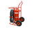 H3R Aviation Model B674 Red 150.00 lb UL Rating 10A:120B:C Wheeled Halotron® 1 Flight Line / Ramp Fire Extinguisher