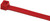 Military Standard MS3367-1-2 Red Nylon 7" Strap, Tiedown, Electrical Components - 100/Pack