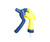 ZEP® 7333 Blue/Yellow Professional Spray Bottle Trigger Spray Head