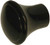 McFarlane Aviation MC471-060 FAA-PMA Polished Round Control Knob for Piper Aircraft - Black