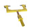 Brackett TY-CHA300 Yellow Bombardier Challenger 300, 350, 850, CRJ100, 200 & Hawker 4000 Multi-Link Towbar Head
