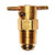 Curtis CCA-1650 Brass 3/8" NPT x 1.080 Long Push to Open/Turn to Lock Pipe Thread Fuel Drain Valve