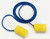 3M™ 080529-11001 E-A-R™ Classic™ 311-1101 Yellow/Blue Corded Poly Bagged Earplugs - 200 Pair/Box