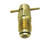 Curtis CCA-1300 Brass 1/4" NPT x .965 Long Spiral to Open/Turn to Lock Pipe Thread Fuel Drain Valve