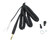 David Clark 18028G-50 Black 15' Coiled Cord Headset Communication Cord Kit