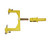Brackett TY-EMB2 Yellow Embraer ERJ-120 Multi-Link Towbar Head with Shear Fitting