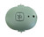 David Clark 15522P-32 Dome REC Drilled Sealed Green