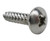 Commercial 6RX5-8THASS Screw - 100/Pack