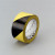 3M™ 021200-43182 Black/Yellow 766 Hazard 5 Mil Warning Tape - 3" x 36 Yard Roll