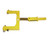 Brackett TY-GLO1 Yellow Bombardier Global Express 5000, 6000, XPS Multi-Link Towbar Head with Shear Fitting